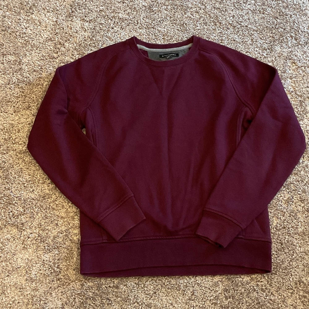 Banana Republic Burgandy Crewneck Sweater, Size S - Picture 1 of 5